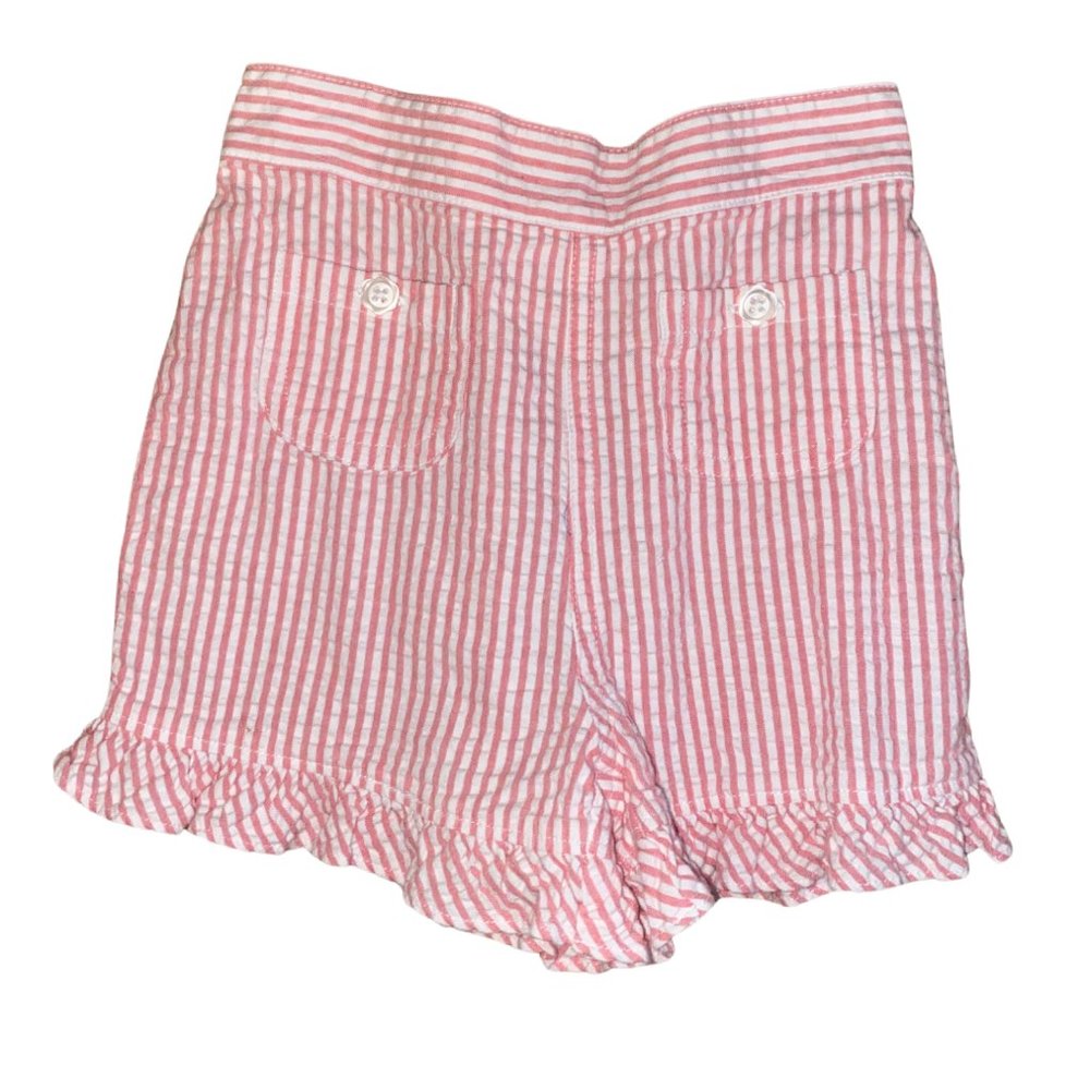 24m Nursery Rhyme Pink Seersucker Shorts